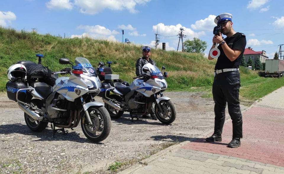 Piotrkowscy policjanci przeprowadzili działania "Prędkość". Posypały się mandaty