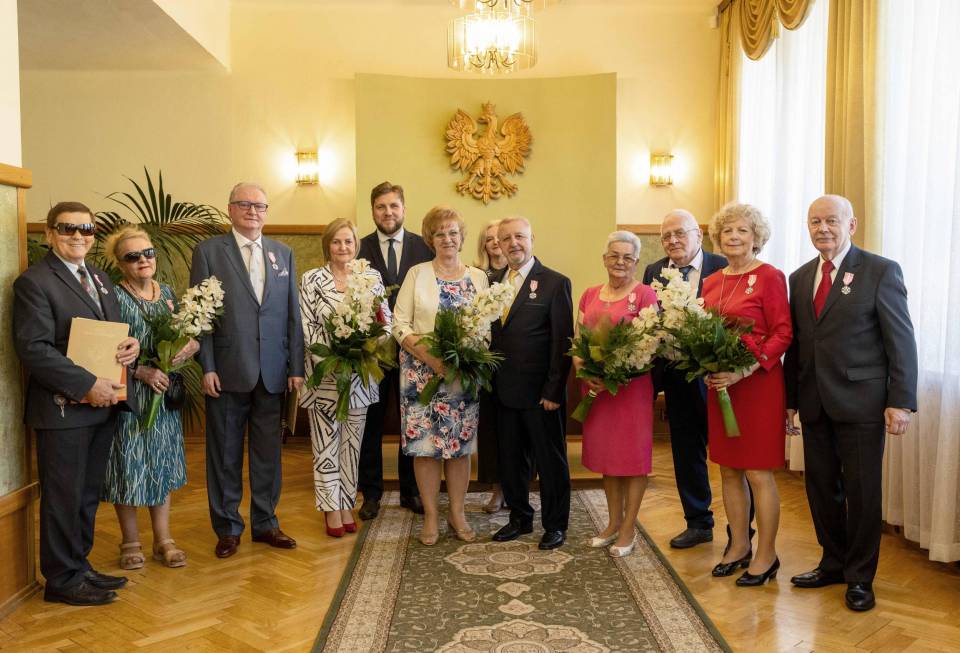 Małżeństwa na medal! Pięć piotrkowskich par świętowałao "Złote Gody" [Foto]