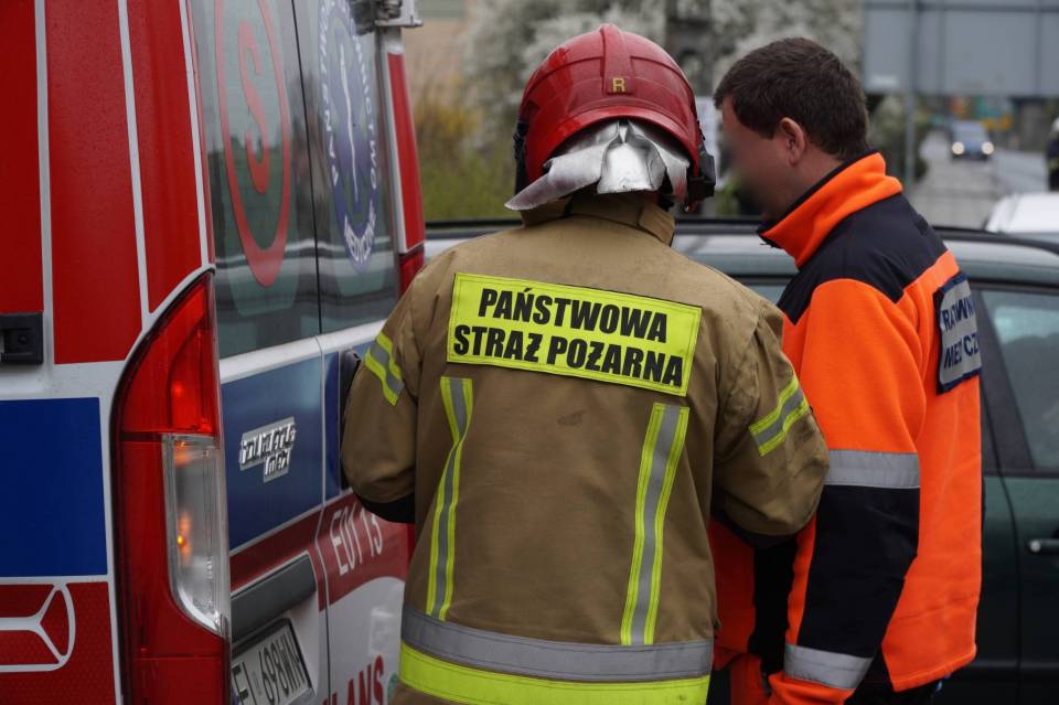 Wybuch i pożar butli z gazem w Trębaczewie. Poszkodowana 83-letnia kobieta trafiła do szpitala